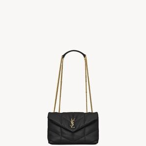 Yves Saint Laurent Black Quilted Chain Shoulder Bag